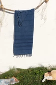 %100 Pamuk 90x180 Taşlanmış Peştemal - 1