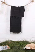 %100 Pamuk 90x180 Taşlanmış Peştemal - 9