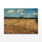 Van Gogh Sürülmüş Tarla Kanvas Tablo - 1