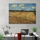 Van Gogh Sürülmüş Tarla Kanvas Tablo - 2