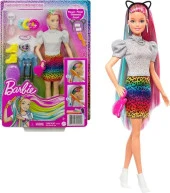 Barbie Barbie, Leopar Desenli Saçlar Bebeği GRN81 - 1