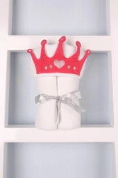 %100 Pamuklu Queen Kapşonlu Çocuk Havlu Panço - 2