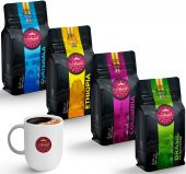 Anisah Coffee Dünya Filtre Kahve Seti 4 x 250 Gram 300 ml Kupa - 1