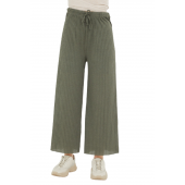 Fresh&Moda Kadın HakiFitilli Kaş Korse Pantolon - 4