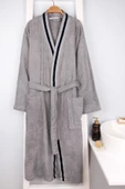 %100 Pamuk Kimono Bornoz - 1
