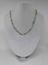 Aventurin Taşı Minik Boy 4-6mm Aralığı Şekilsiz 1000 Ayar Gümüş İpli Kolye thumbnail 1