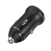 LinkTech C483e 12W 2x USB + Type-C USB Kablo Araç İçi Şarj Aleti Set Siyah - 3