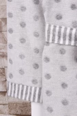 Kadın Puantiyeli Gri Kimono Sabahlık thumbnail 3