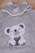 Baveno %100 Pamuk Yuvarlak Koala Çocuk Banyo&Plaj Panço Havlu - 2