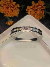 Aksesuar Çarşısı Renkli Badem Taşlı Kelepçe thumbnail 1