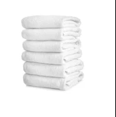 Nevresim Dünyası 6lı Otel Tipi 90x150 Banyo Havlusu Beyaz - 1