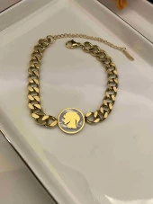 Aksesuar Çarşısı  Sedefli Aslan Figürlü Bileklik thumbnail 1