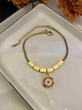 Aksesuar Çarşısı Kilit Tasarımlı Şık Çelik Bileklik thumbnail 2