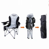 KINGCAMP DELUXE SANDALYE (SIYAH/GRI) - 5