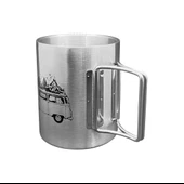 Katlanabilir Saplı Çelik Kupa Bardak - Orcamp - 180 ml - Karavan (OUT-1800) - 5