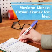 Sharpie Fosforlu Kalem Snote Çok İşlevli Karışık 12 Renk Karışık thumbnail 2