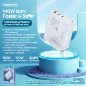 Zuidid RP-U106 3 Portlu GaN 140W PD 3,1 Hızlı Şarj - 3