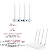 Xiaomi Mi Router 4A WiFi 1200Mbps 5GHz Sinyal Aktarıcı Güçlendirici - 1