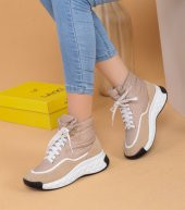 Plorista Bej Renkli Kadın Bot - 1