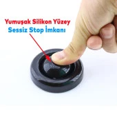 Silikon Kapı Stoperi Tamponu Vidalı Kapı Kolu Kapı Durdurucu Tutucu Stopu Siyah - 5