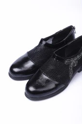 Emma Önü Kapalı Siyah Renk Bayan Babet - 4