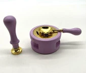 Davetiye Mum Mühürü Uygulama Seti Lavanta Renk 610 Elif Vav thumbnail 2