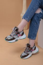 Gillian Gri Renkli Kadın Spor Ayakkabı - 1