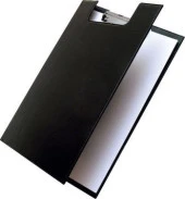 Lider & Nevada Kapaklı Sekreterlik A4 Siyah Renk Pvc Malzeme Sekreter Altlığı Ldr-06 - 1