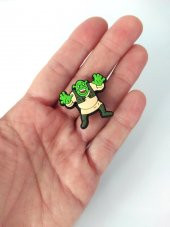 Terlik Ayakkabı Sandalet Süsü Shrek 1 Adet Silikon Kız Erkek Aksesuar Hediye - 1