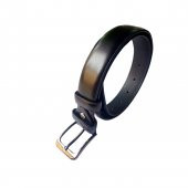 Letra Suni Deri Erkek Çocuk Kemer Siyah 80 cm - 1