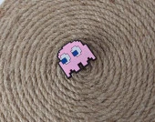 Terlik Ayakkabı Sandalet Tokası Pac Man Pinky  1 Adet Silikon Kız Erkek Aksesuar Hediye - 2