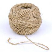 Aletçantam kraft Jüt Hasır İpi Kınnap Süs Kendir Yumak İp - 2
