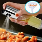 Sprey Yağdanlık HUNİ HEDİYELİ Sprey Cam Şişe Zeytinyağı, Sirke, Yağ Püskürtücü Yağdanlık 100 Ml - 1