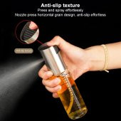 Sprey Yağdanlık Sprey Cam Şişe Zeytinyağı, Sirke, Yağ Püskürtücü Yağdanlık 100 Ml - 5