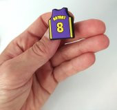 Terlik Ayakkabı Sandalet Tokası Kobe Bryant Forması 1 Adet Silikon Kız Erkek Aksesuar Hediye - 1