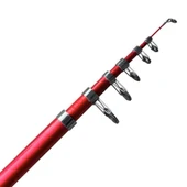 Teleskopik Olta Kamışı - Azur - 300cm - 40/80 Gr - Kırmızı - Protackle - 4