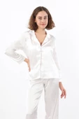 Pierre Cardin Kadın Biyeli Saten Pijama Takımı - 2