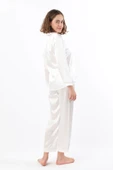 Pierre Cardin Kadın Biyeli Saten Pijama Takımı - 12