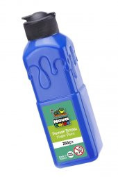 Parmak Boyası 250 Gr 6 Adet Çocuklar İçin Yıkanabilir Parrmak Boya Okul Hobi Kreş Etkinlik Kırmızı Sarı Mavi Yeşil - 7