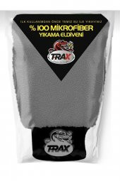 T-RAX Mikrofiber Oto Yıkama ve Pasta Eldiveni Gri - 1