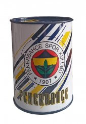 Fenerbahçe Metal Kumbara Orta Boy Orjinal Lisanslı 1 Adet FB Kumbara Taraftar Kumbara Sarı Kanarya 12x9 cm - 1