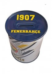 Fenerbahçe Metal Kumbara Orta Boy Orjinal Lisanslı 1 Adet FB Kumbara Taraftar Kumbara Sarı Kanarya 12x9 cm - 3