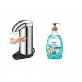 SIA-BOSP078 Sensörlü Fotoselli Sıvı Sabunluk 14x10x22cm Ve1 Adet 392ml Sıvı Sabun Aqua Ve Deniz Esintisi - 2