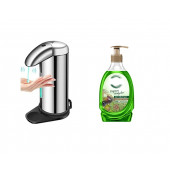 SIA-BOSP080 Sensörlü Fotoselli Sıvı Sabunluk 14x10x22cm Ve1 Adet 392ml Sıvı Sabun Zeytinyağı Ve Bergamot - 2