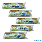 Canhome Mavi Orta Boy 55x60 Cm. 30 Litre Çöp Torbası Poşeti - 20 Adetlik 5 Rulo thumbnail 2