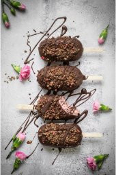 Magnum Dondurma Kalıbı Ve 20 Adet Ahşap Çubuk 4lü Pratik Magnum Silikon Dondurma Kalıbı - 3