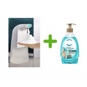 SIA-BOSP087 Sensörlü Fotoselli Sıvı Sabunluk 10x5x21cm Ve1 Adet 392ml Sıvı Sabun Aqua Ve Deniz Esintisi - 1