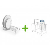 ZF166A Tabak Ve Bardak Kurutmalık Bulaşıklık Birarada Set 2 Parça - 1