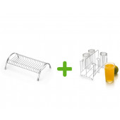 ZF166A Tabak Ve Bardak Kurutmalık Bulaşıklık Birarada Set 2 Parça - 2