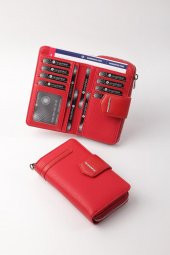 CENGİZ PAKEL Kadın Orta Boy Cüzdan 65256M Kırmızı - 1